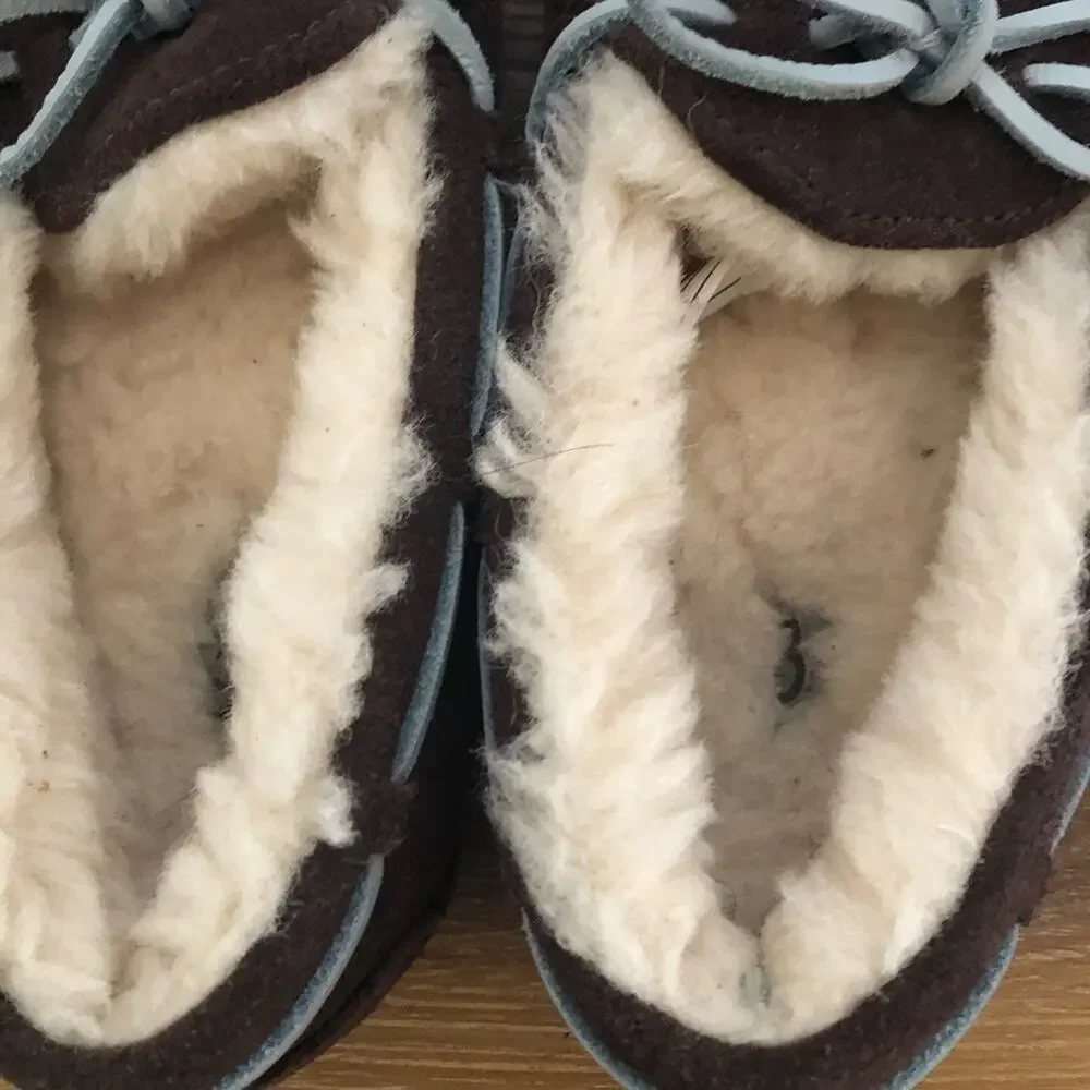 Ugg Kids Dakota Slippers Dark Brown Size 2